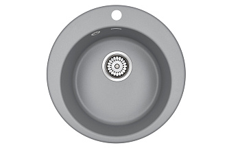 Кухонная мойка Paulmark GELEGEN 50 PM404800-GRM 50х50 цвет серый